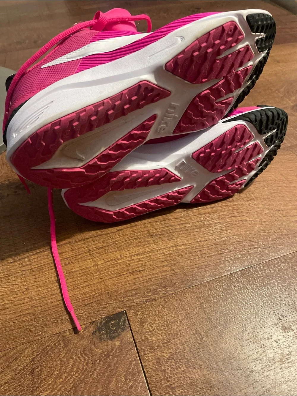 Nike Hot Pink and White Athletic Trainers